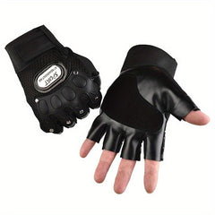Half Finger Gloves Motorcycle Summer Fingerless Gloves Racing Riding