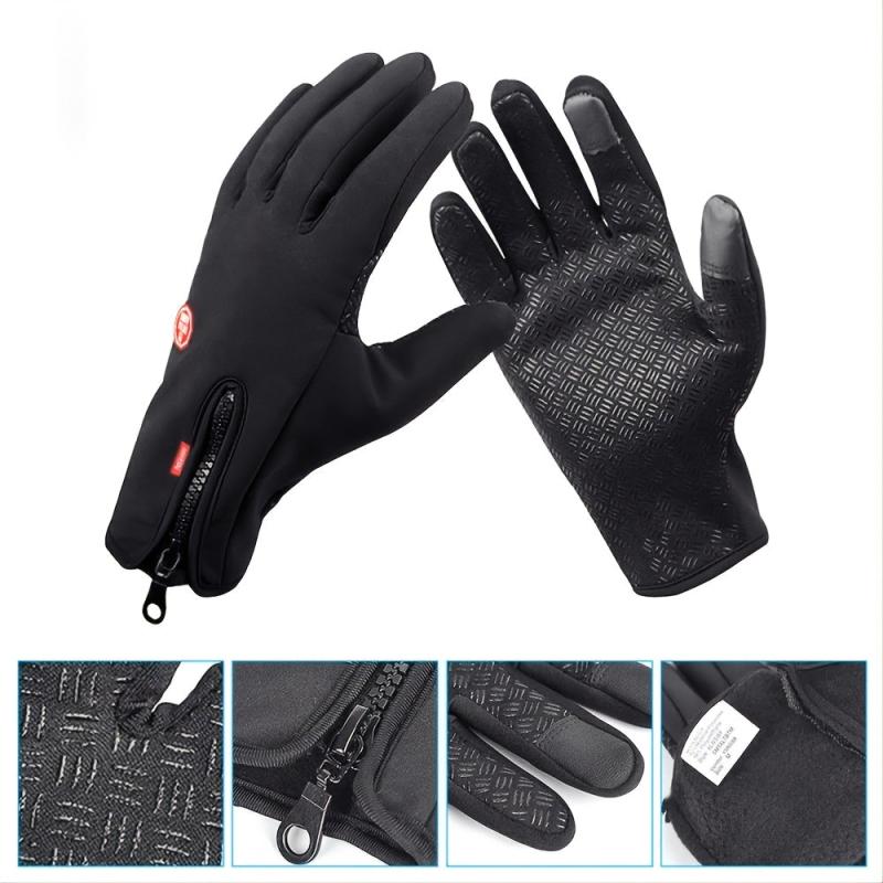 Men's Winter Windproof Waterproof Touch Screen Gloves