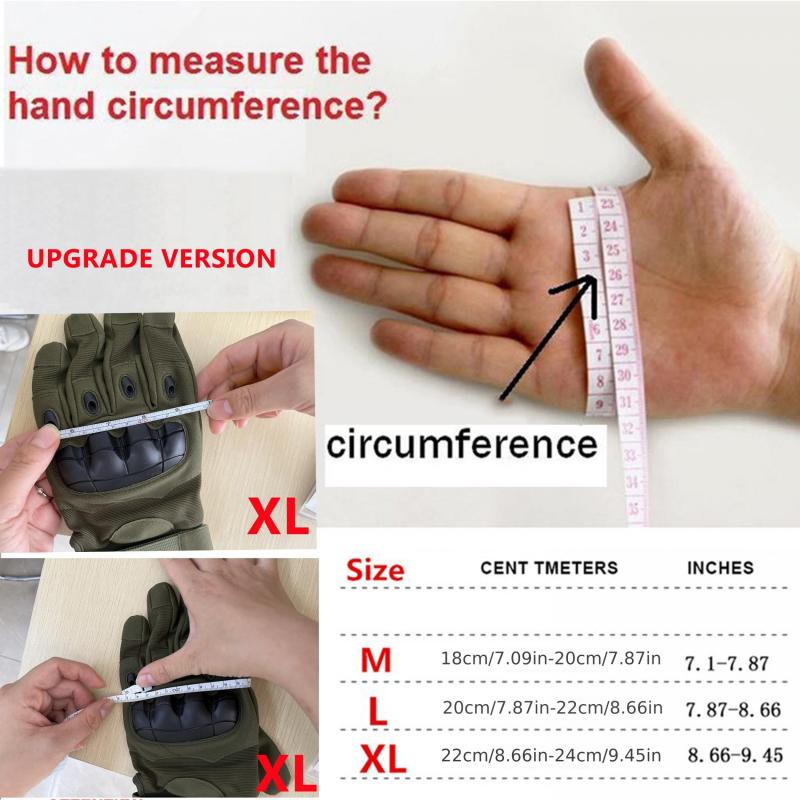 Full Finger Touch Screen Tactical Gloves for Men