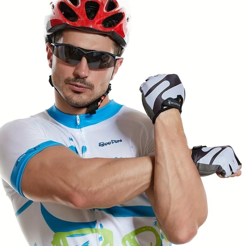 Speed Sports Cycling Gloves Sunscreen Non-slip Half Finger Gloves