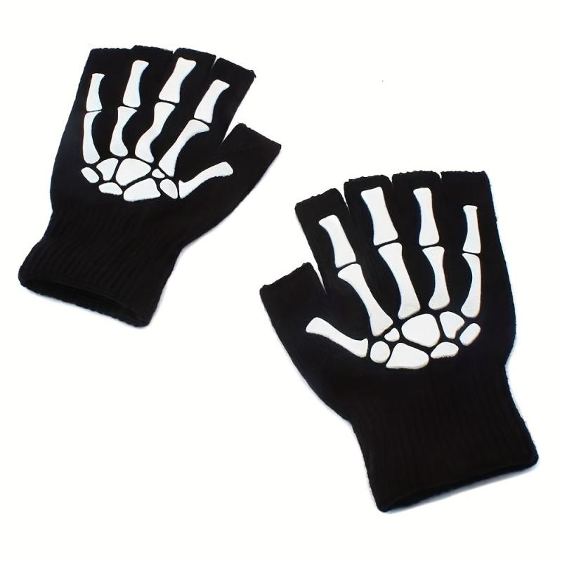 Halloween Skeleton Claw Gloves Couples Riding Non-skid Touch Screen Gloves