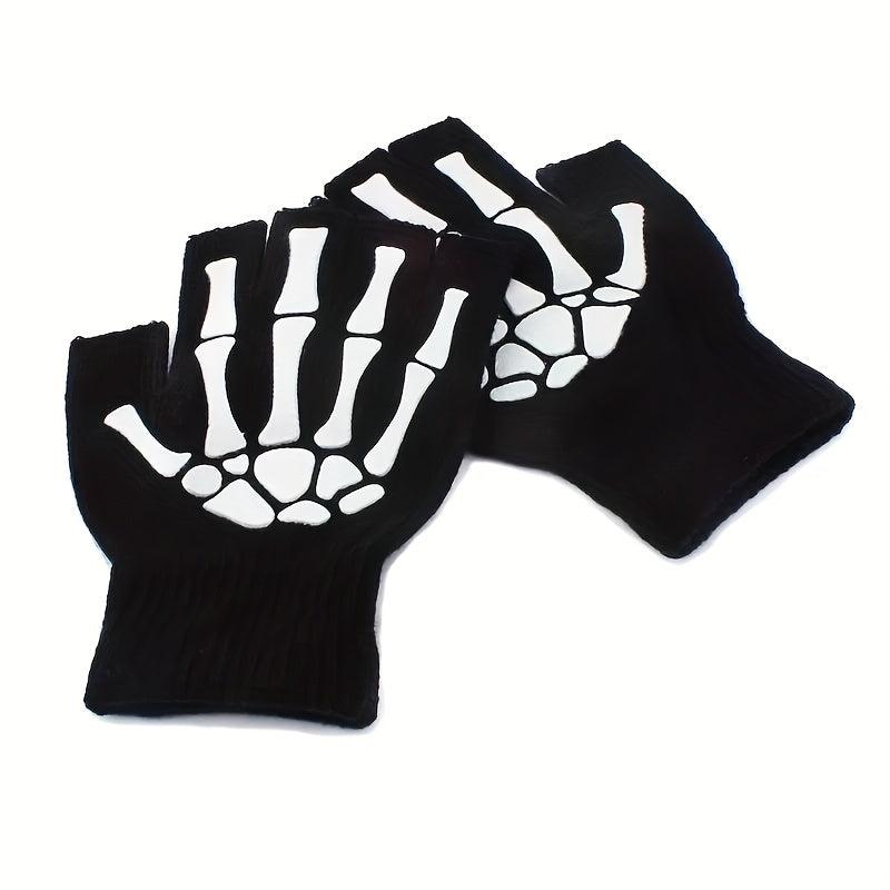 Halloween Skeleton Claw Gloves Couples Riding Non-skid Touch Screen Gloves
