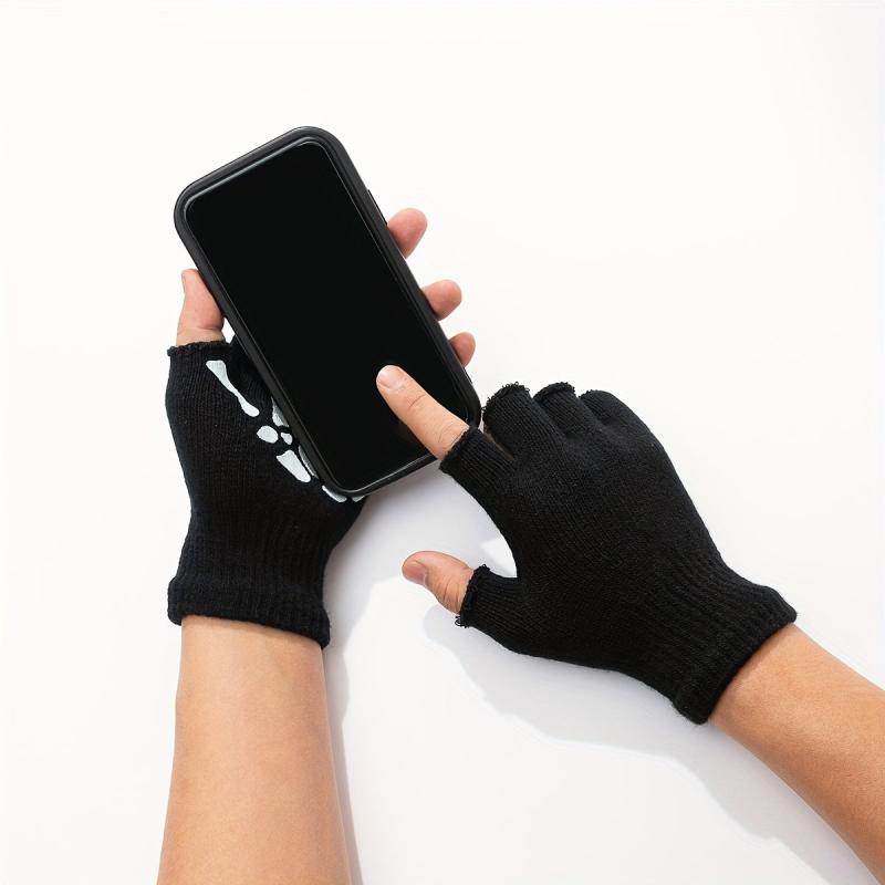 Halloween Skeleton Claw Gloves Couples Riding Non-skid Touch Screen Gloves