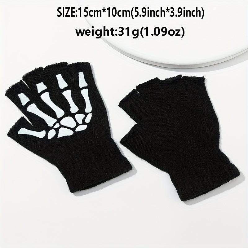 Halloween Skeleton Claw Gloves Couples Riding Non-skid Touch Screen Gloves