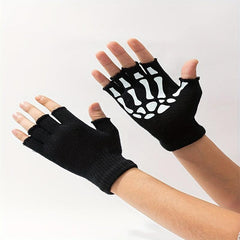 Halloween Skeleton Claw Gloves Couples Riding Non-skid Touch Screen Gloves