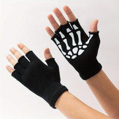 Halloween Skeleton Claw Gloves Couples Riding Non-skid Touch Screen Gloves