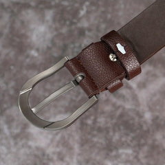 Men's Zinc Alloy Buckle Belt for Party Holiday Clothing