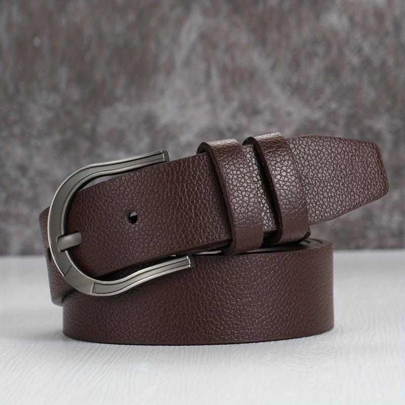 Men's Zinc Alloy Buckle Belt for Party Holiday Clothing