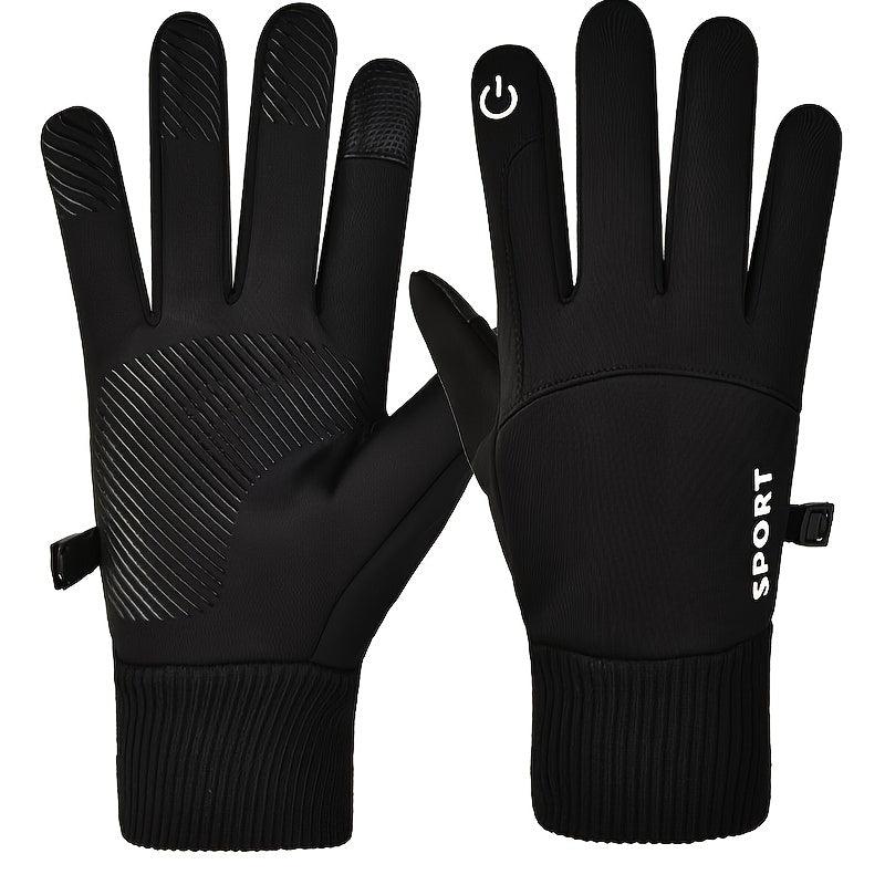 Winter Men Biker Gloves Touch Screen Waterproof Non slip