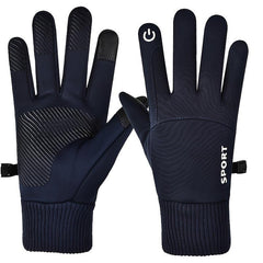 Winter Men Biker Gloves Touch Screen Waterproof Non slip