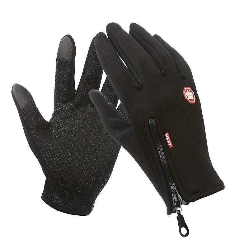 Thickened Warm & Cold Resistant Gloves for Outdoor Cycling & Driving