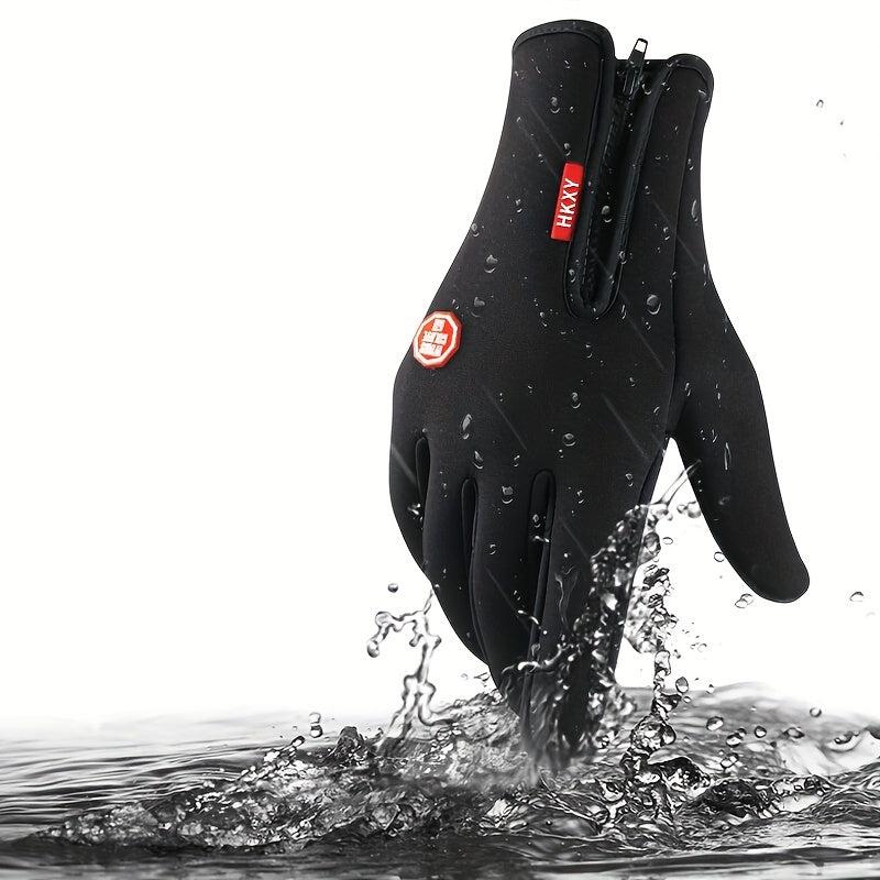 Thickened Warm & Cold Resistant Gloves for Outdoor Cycling & Driving