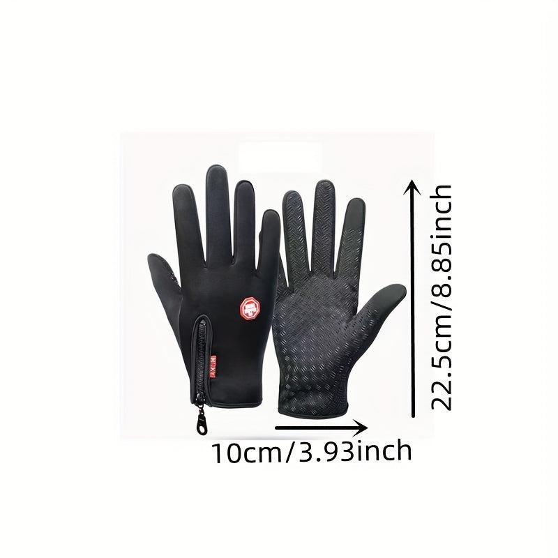 Thickened Warm & Cold Resistant Gloves for Outdoor Cycling & Driving