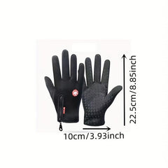 Thickened Warm & Cold Resistant Gloves for Outdoor Cycling & Driving