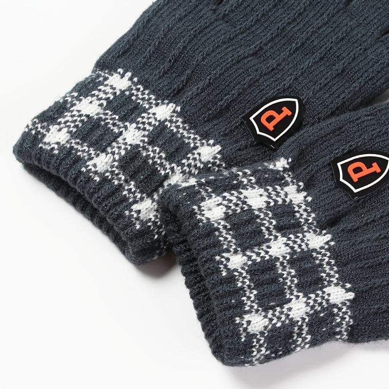 Classic Winter Touch Screen Plush Gloves & Mittens