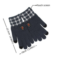 Classic Winter Touch Screen Plush Gloves & Mittens