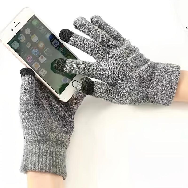Winter Thermal Touch Screen Coldproof Gloves Teddy Chunky Knit
