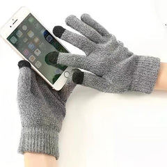 Winter Thermal Touch Screen Coldproof Gloves Teddy Chunky Knit