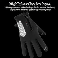 Men's Cycling Motorcycle Gloves - Non Slip Warm Thickening