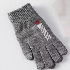 Men's Winter Touch Screen Gloves Warm Cold Knitted Wool Cycling Glove