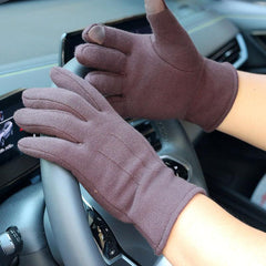 Men's Add Velvet Thick Warm Gloves Touch Screen Non-slip