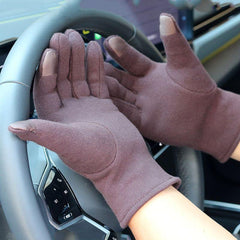Men's Add Velvet Thick Warm Gloves Touch Screen Non-slip