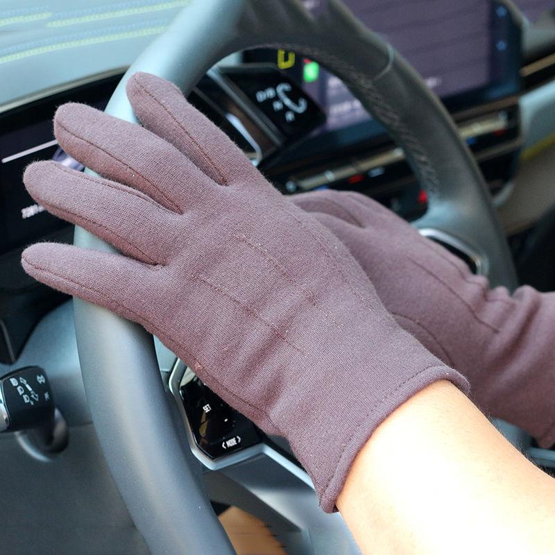 Men's Add Velvet Thick Warm Gloves Touch Screen Non-slip