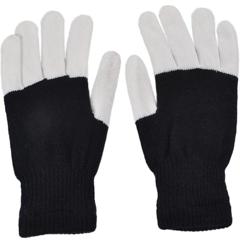 LED Flashing Colorful Finger Glove For Winter