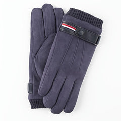 Men's Thickened Velvet Warm Gloves Touch Screen Outdoor Sports Gloves
