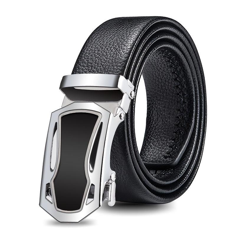 Men Waist Belt Sports Car Automatic Buckle Length Adjustable