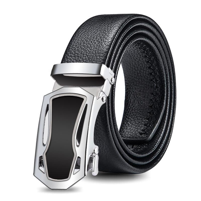 Men Waist Belt Sports Car Automatic Buckle Length Adjustable