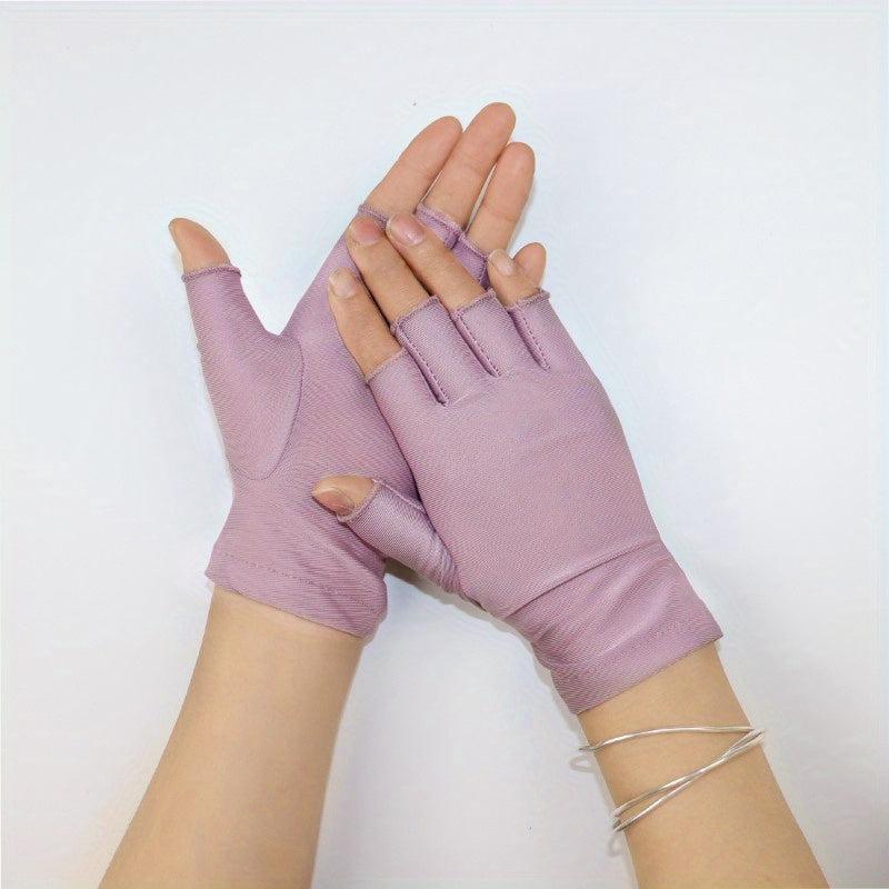 Breathable Half Finger Bike Gloves for Women Men