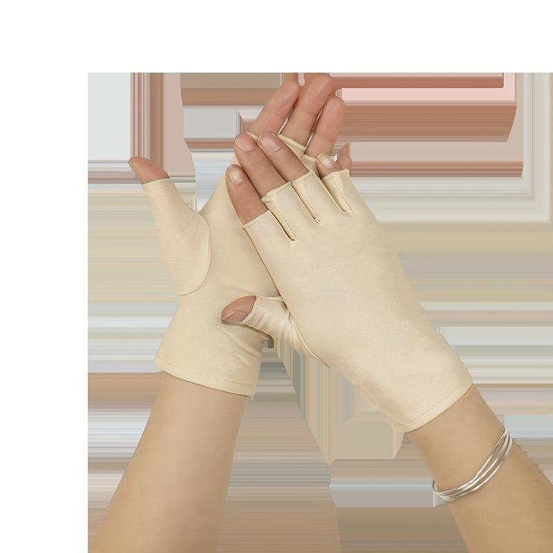 Breathable Half Finger Bike Gloves for Women Men