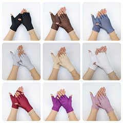 Breathable Half Finger Bike Gloves for Women Men