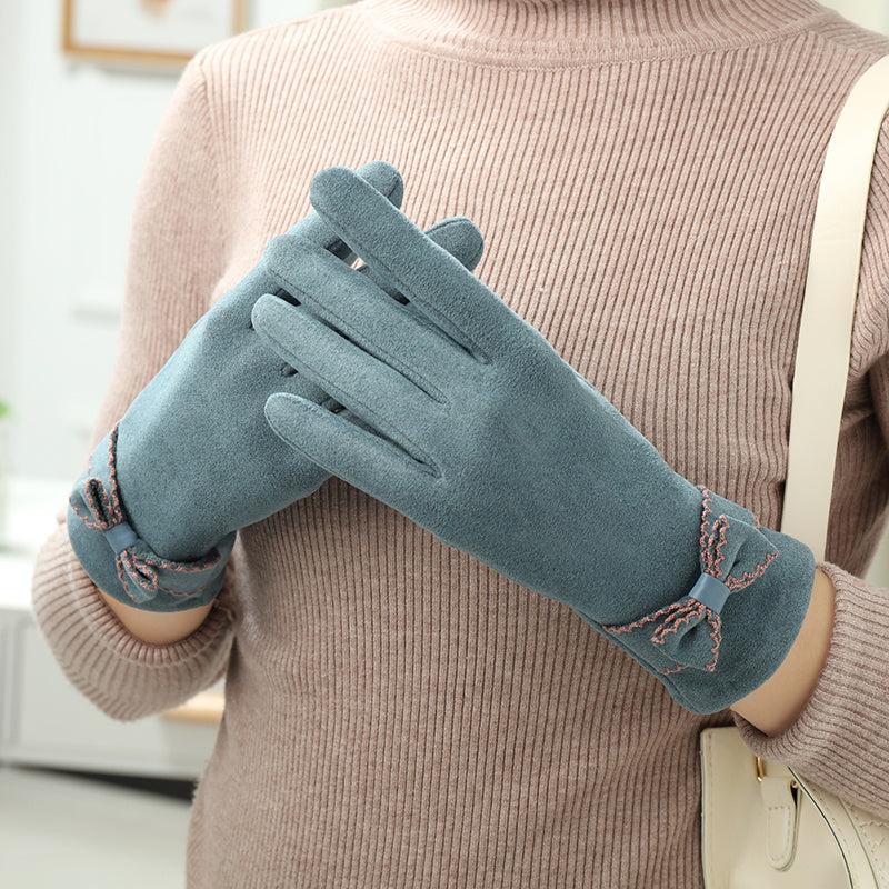 Women's Fleece Warm Windproof Gloves