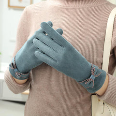 Women's Fleece Warm Windproof Gloves