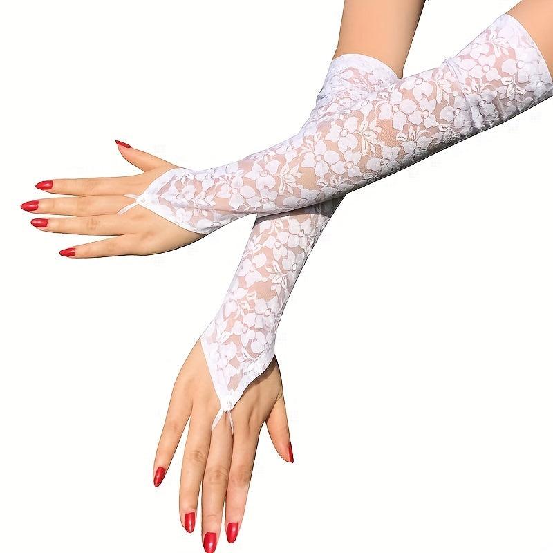 Lace Long Gloves for Bridal Wedding Dress