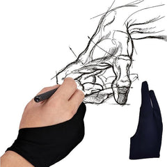 Anti-fouling Two Finger Drawing Gloves
