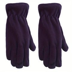 Thick Warm Polar Fleece Gloves Unisex Coldproof Gloves