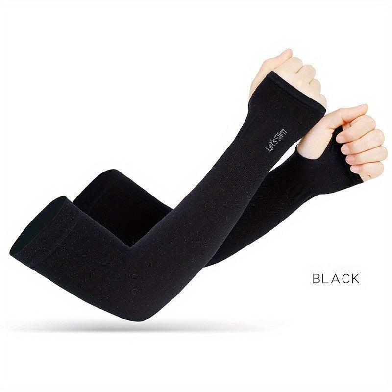 Elastic Ice Sleeves Sunscreen UV Protection Long Gloves