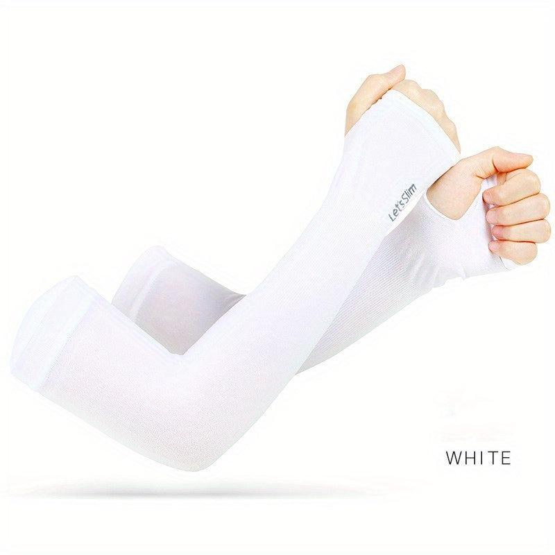 Elastic Ice Sleeves Sunscreen UV Protection Long Gloves