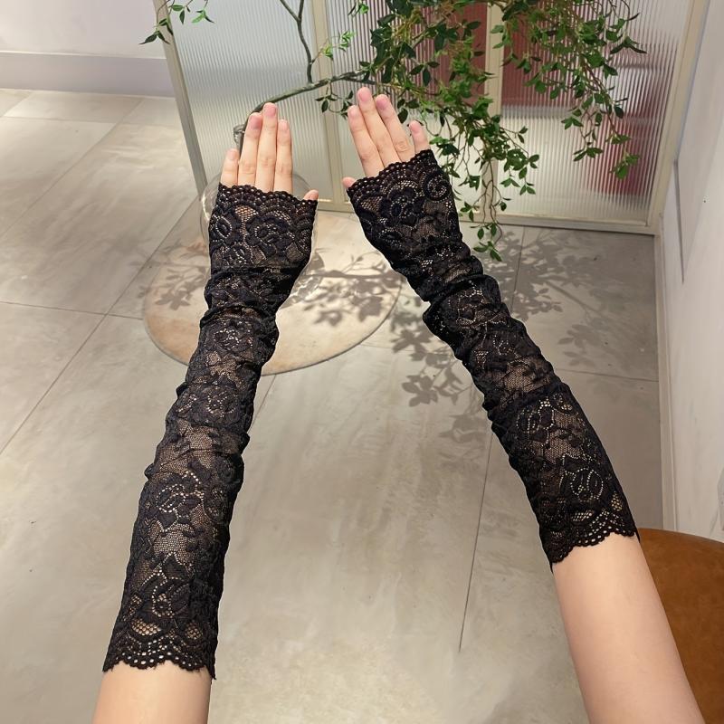 Sunproof Lace Sleeves for Women Summer UV Protection