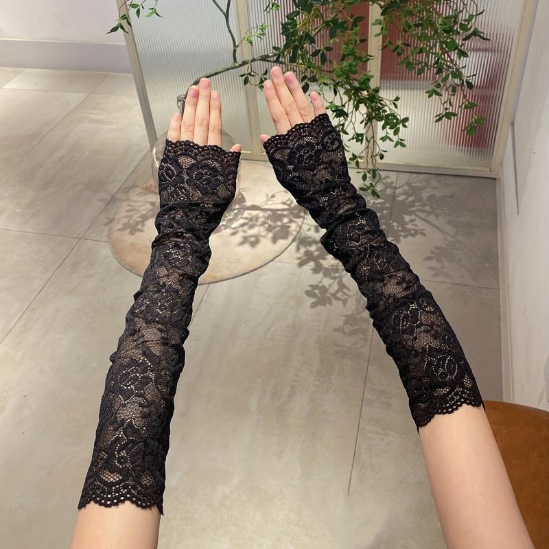 Sunproof Lace Sleeves for Women Summer UV Protection