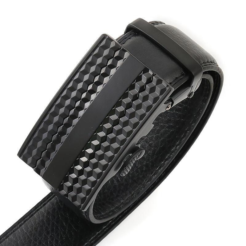 Men's PU Leather Slide Ratchet Belt