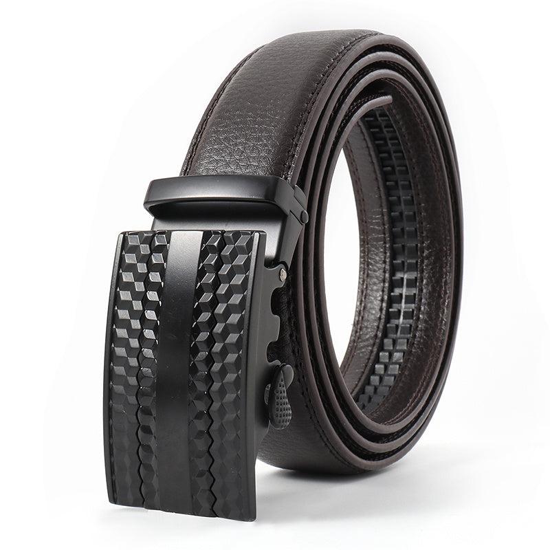 Men's PU Leather Slide Ratchet Belt