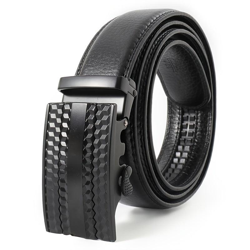 Men's PU Leather Slide Ratchet Belt