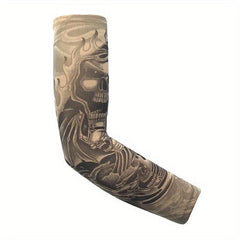 1PC Tattoo Sleeves Vintage Print Casual Sunscreen Arm Sleeves