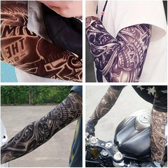1PC Tattoo Sleeves Vintage Print Casual Sunscreen Arm Sleeves
