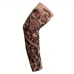 1PC Tattoo Sleeves Vintage Print Casual Sunscreen Arm Sleeves