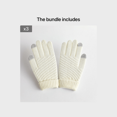 Winter Warm Touch Screen Knit Gloves Unisex
